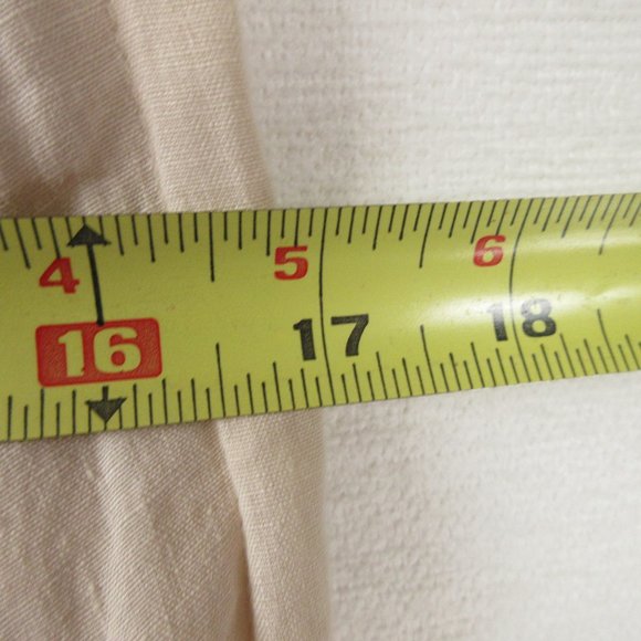 Biancalancia Cream Colorblock Linen Dress Size 44 Deconstructed Sleeveless - Picture 10 of 13